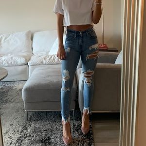 Express Jeans - SOLD* Express Distressed Ripped Skinny Jeans Express Jeans - SOLD* Express Distressed Ripped Skinny Jeans